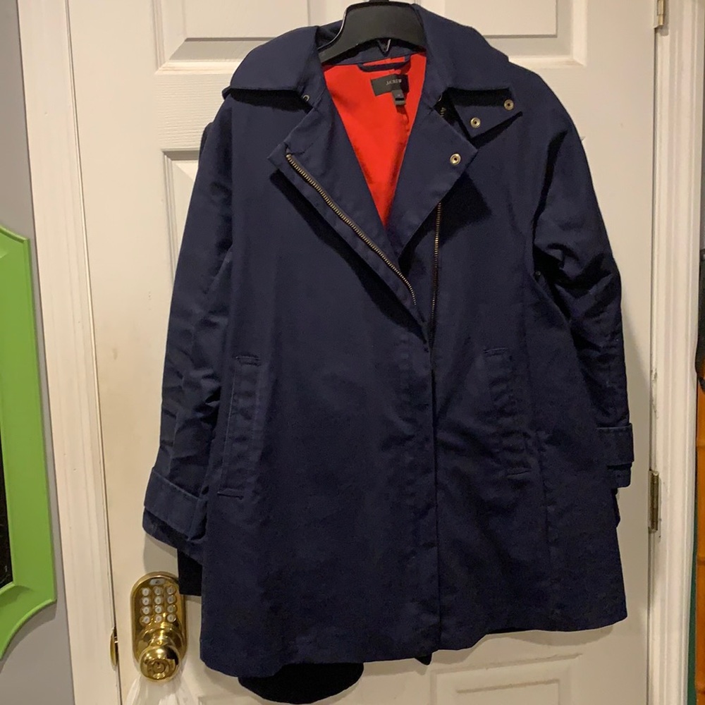 J Crew asymmetrical zipper rain/spring jacket